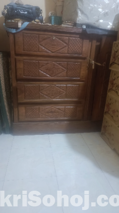 Wooden wardrobe